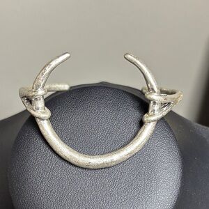 Lucky Brand Silver-Tone Cuff Bracelet Boho